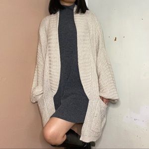 Cream Chunky Cardigan